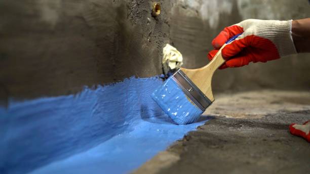 Commercial Interior Drainage System project at a Clearwater, KS business property by SJ Waterproofing Pros